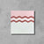 Ric Rac Bubblegum One Tile Tiles - Handmade